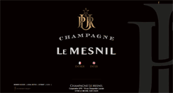 Desktop Screenshot of champagnelemesnil.com